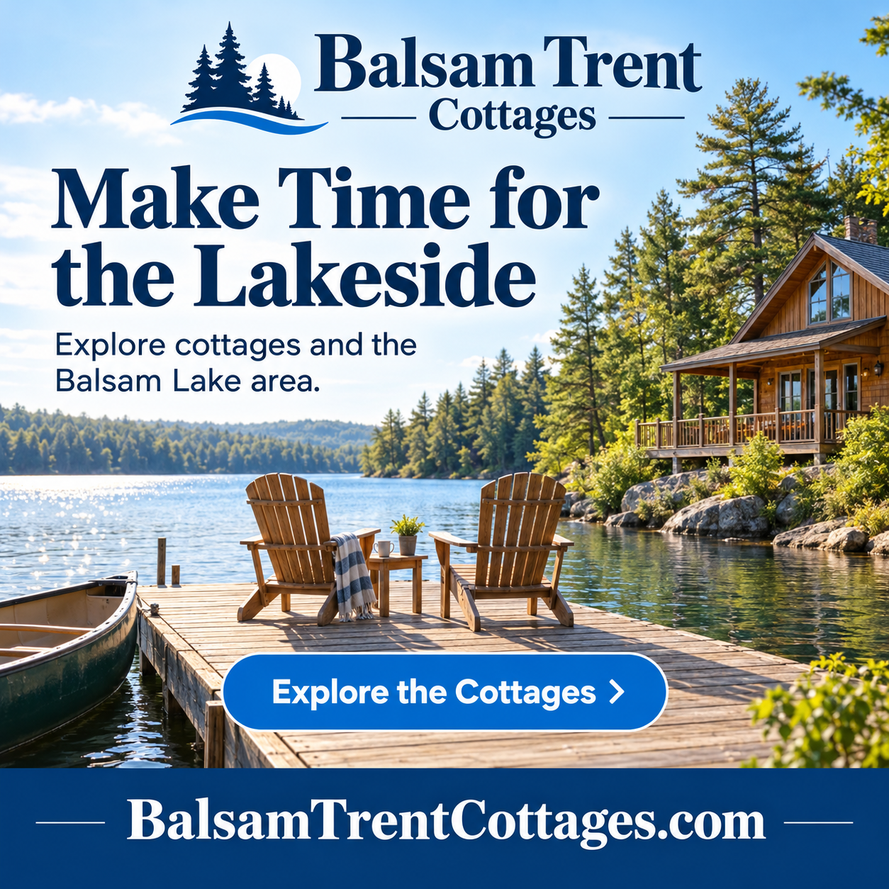 Balsam Trent Cottages square advertisement — BalsamTrentCottages.com