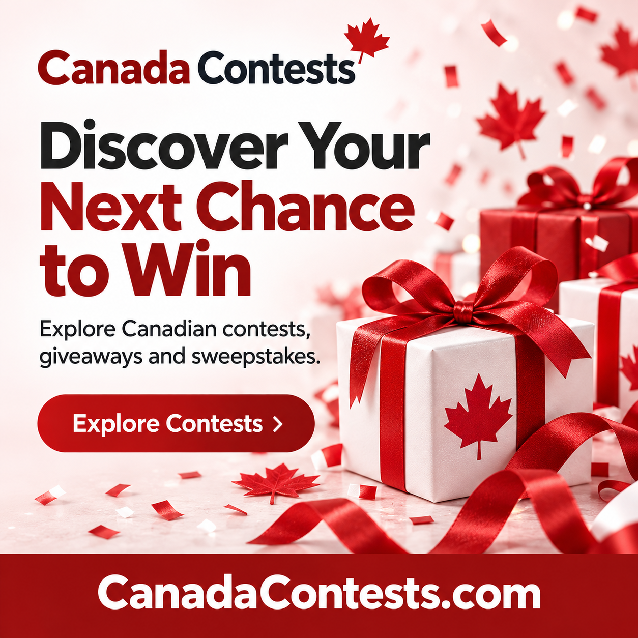 Canada Contests square advertisement — CanadaContests.com