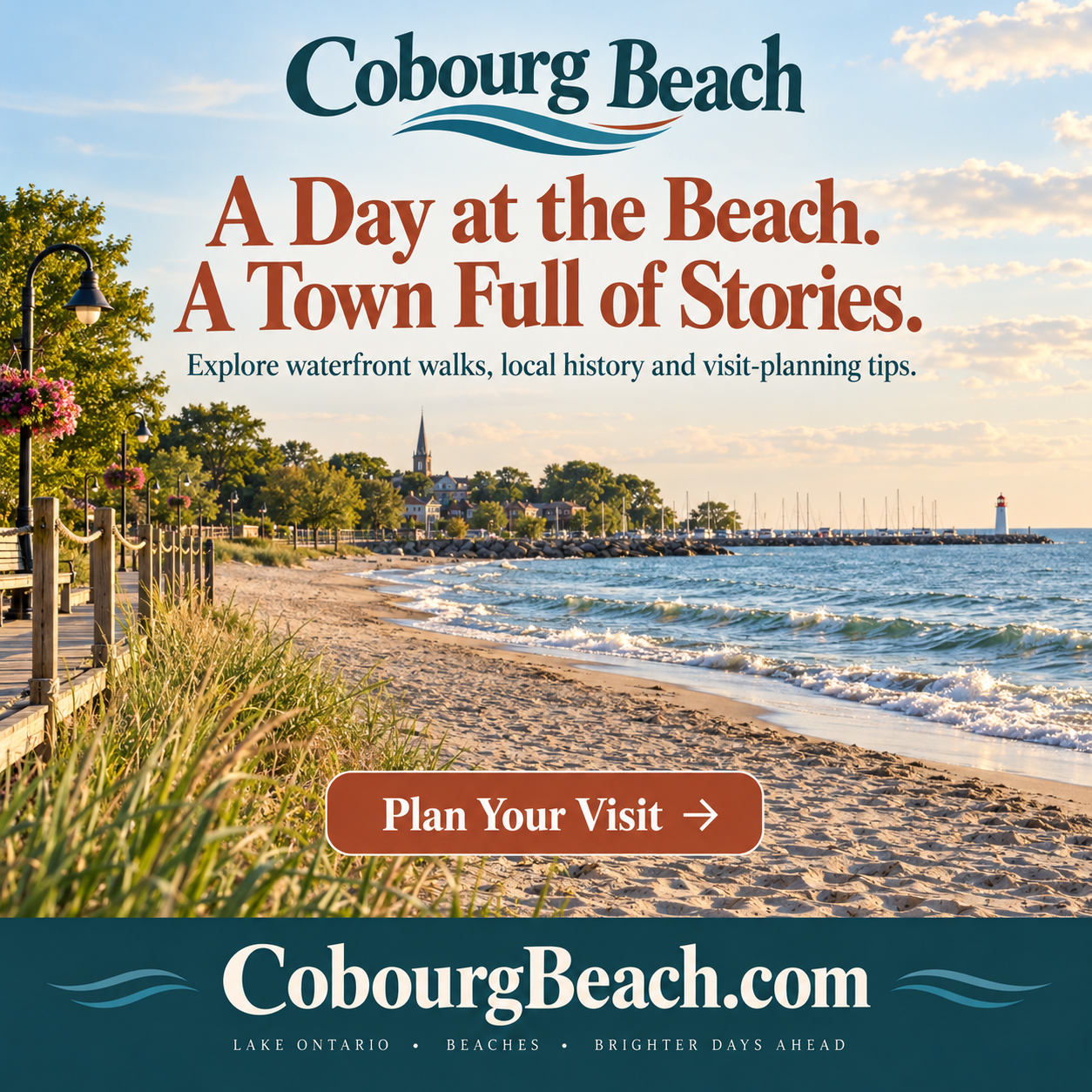 Cobourg Beach square advertisement — CobourgBeach.com