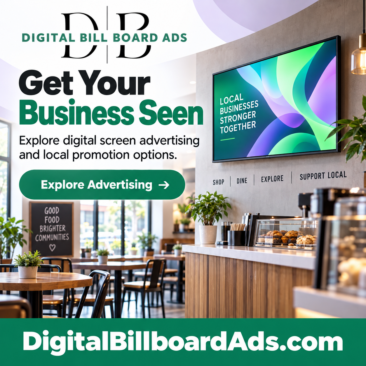 Digital Bill Board Ads square advertisement — DigitalBillboardAds.com