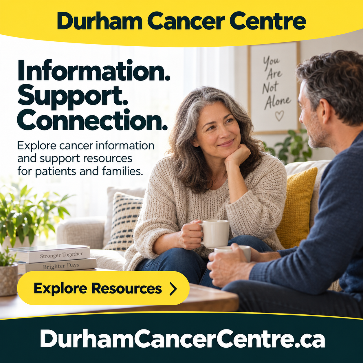 Durham Cancer Centre square advertisement — DurhamCancerCentre.ca