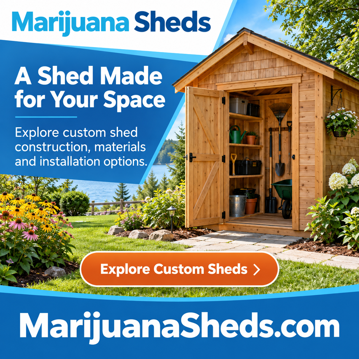 Marijuana Sheds square advertisement — MarijuanaSheds.com